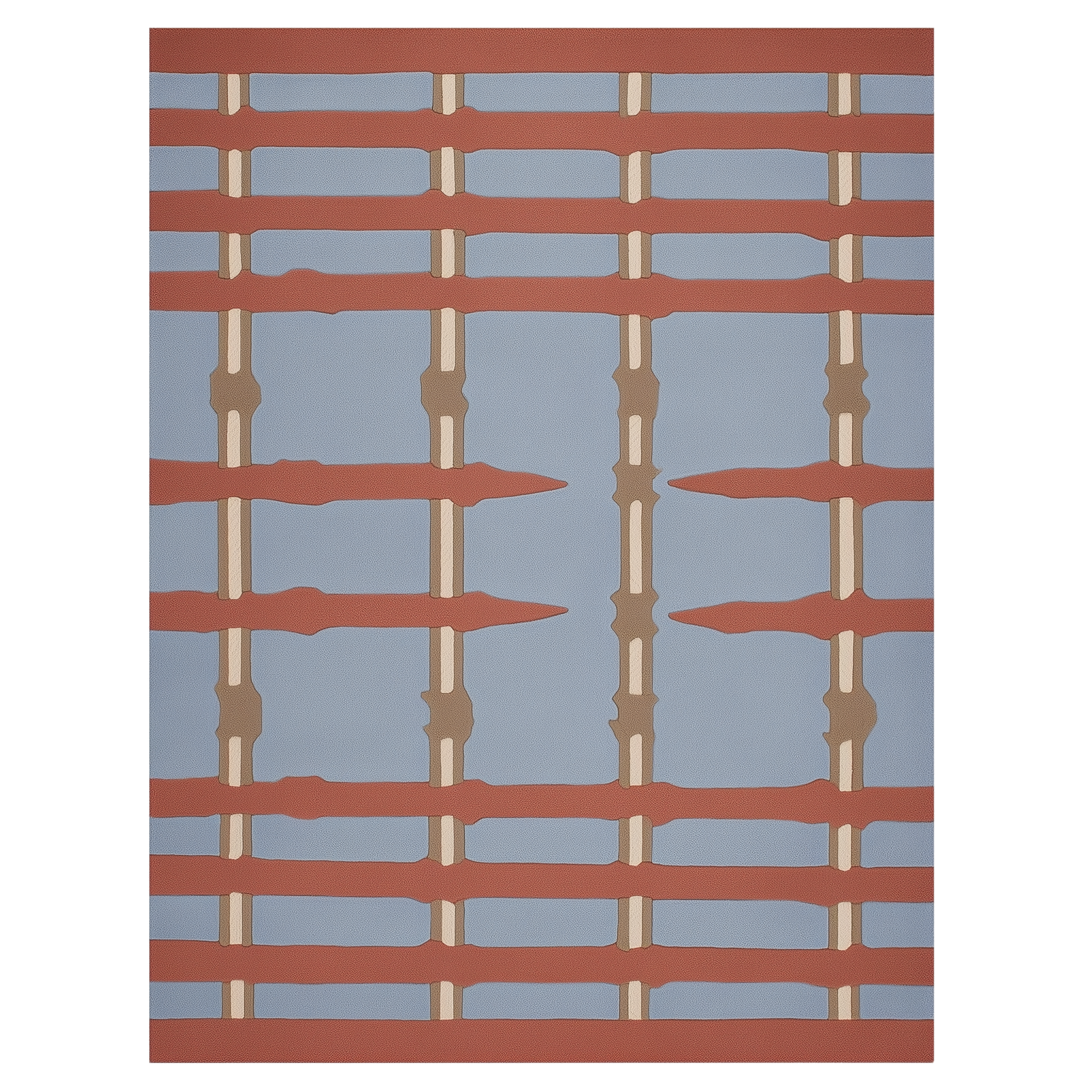 Warp and Weft Hand Tufted Wool Rug 