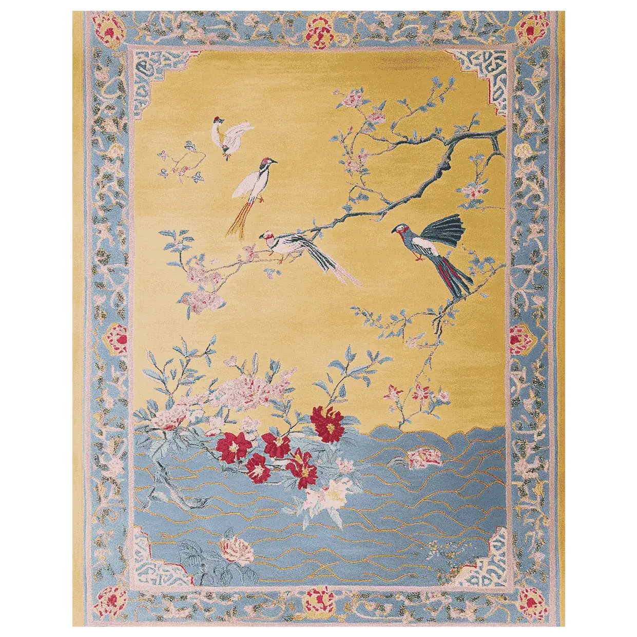 Waves and Whispers Hand Tufted Rug