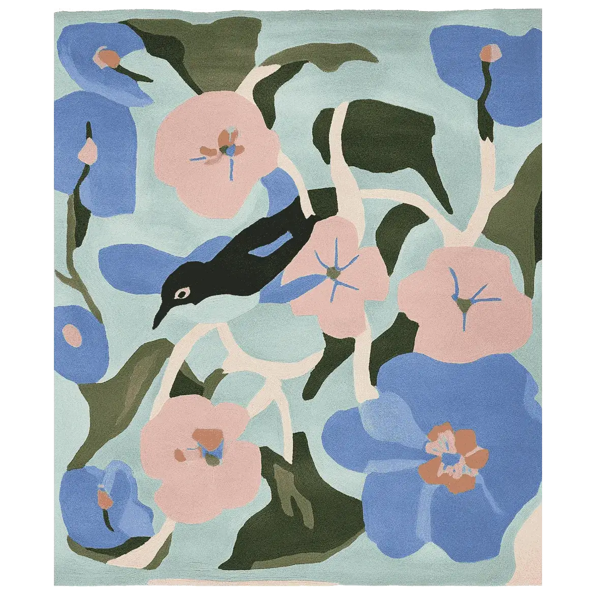 Whispering Garden Muse Hand Tufted Rug