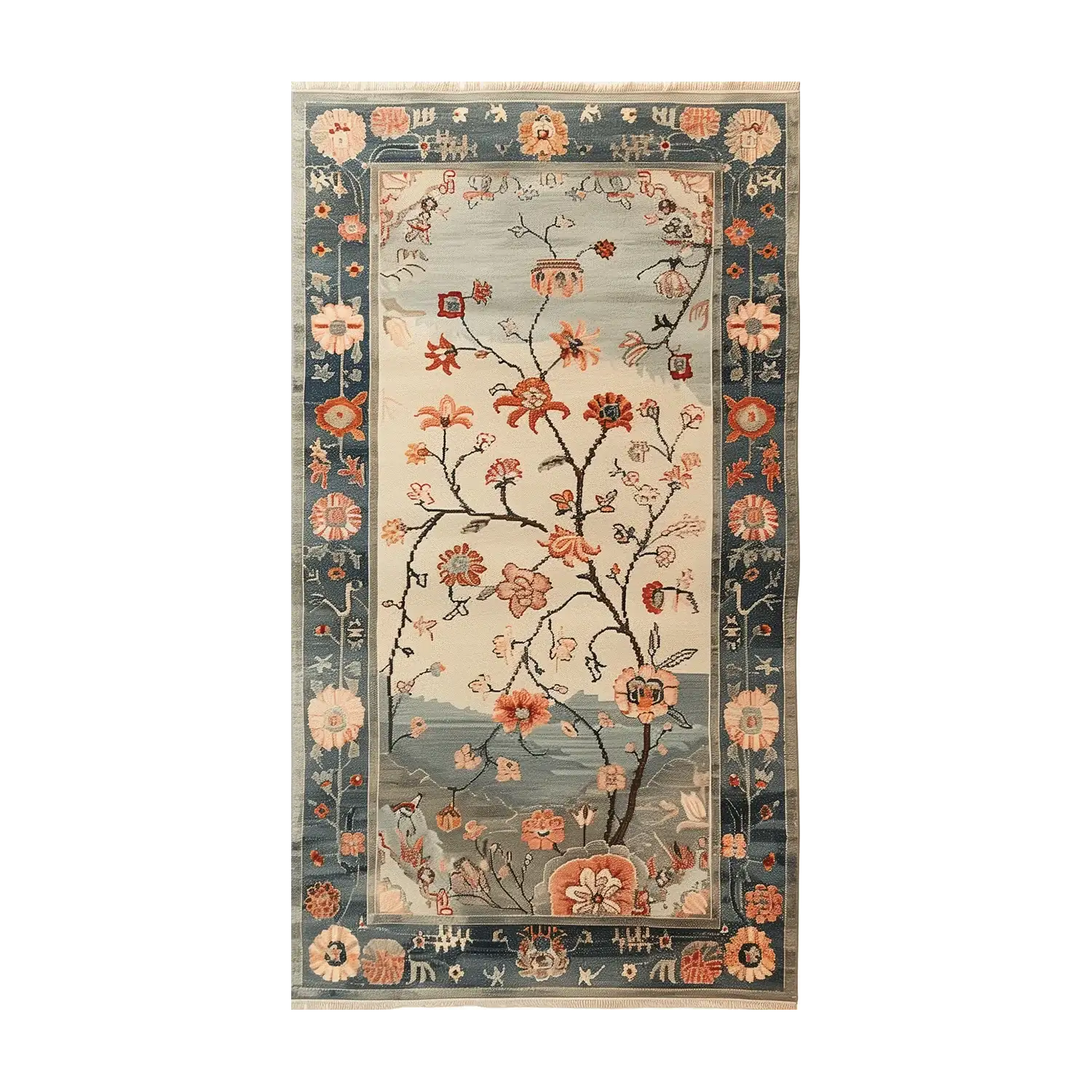 Whispers of the Dawn Knotted Wool Rug