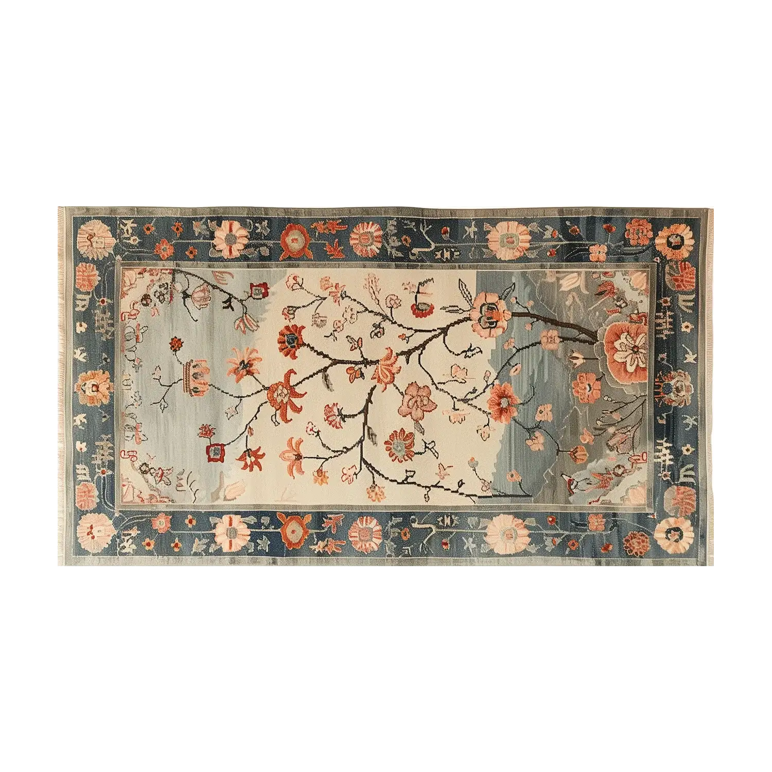 Whispers of the Dawn Knotted Wool Rug