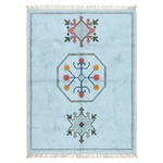 Winter Oasis Folk Moroccan Shag Rug