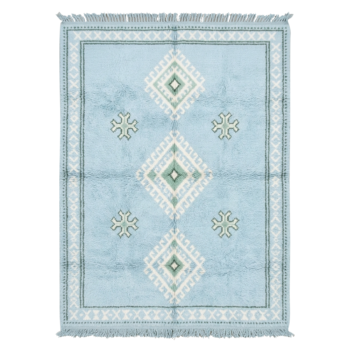 Winter Solstice Moroccan Shag Rug 