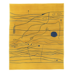 YellowScribble Hand Tufted Wool Rug