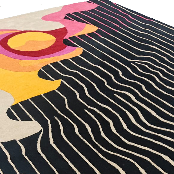 Abstract Aura Hand Tufted Rug 