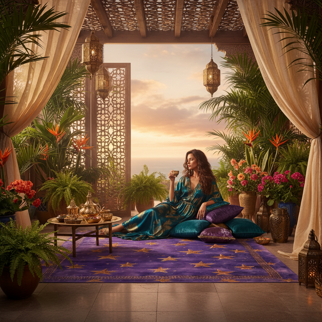 Arabian Nights Hand Tufted Rug