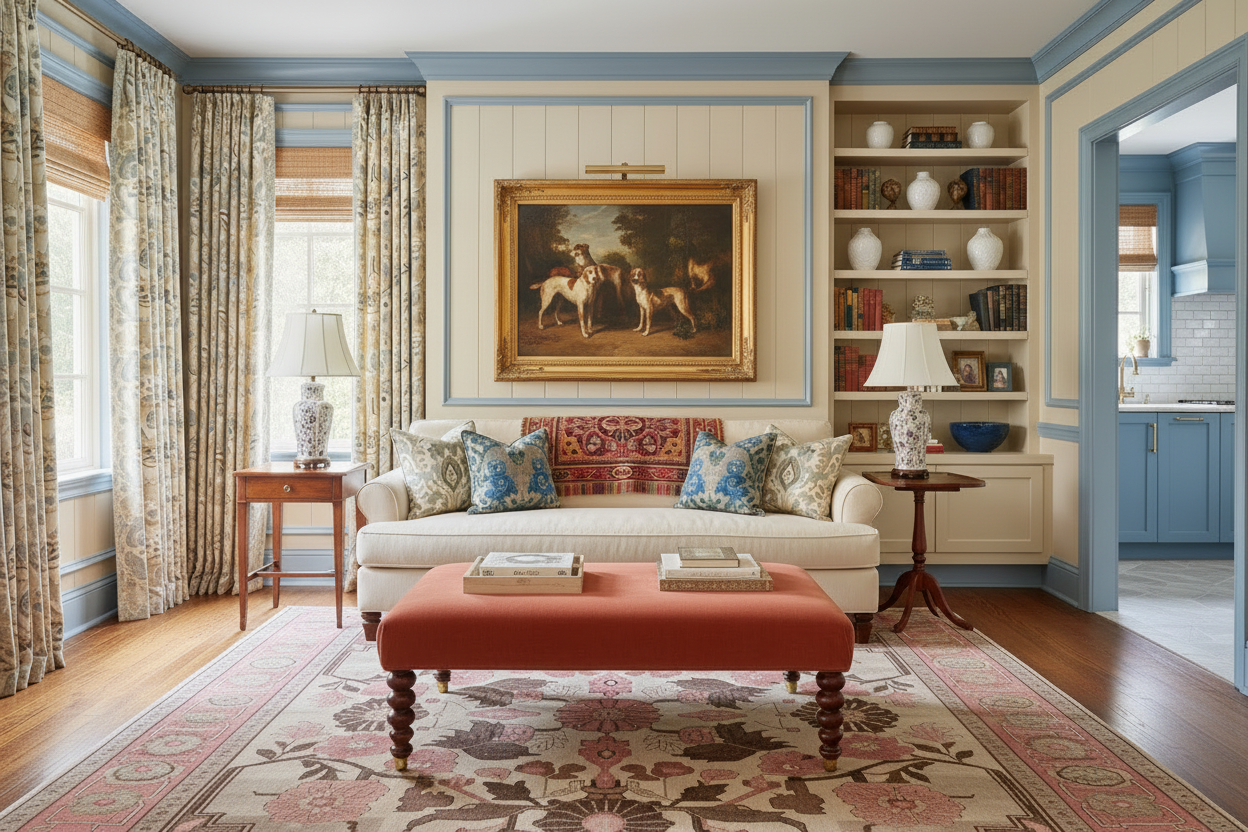 Arcadian Grandeur Knotted Wool Rug