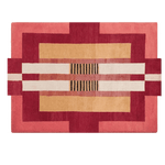 Atzec Red Hand Tufted Wool Rug 1 - 1001 Knots