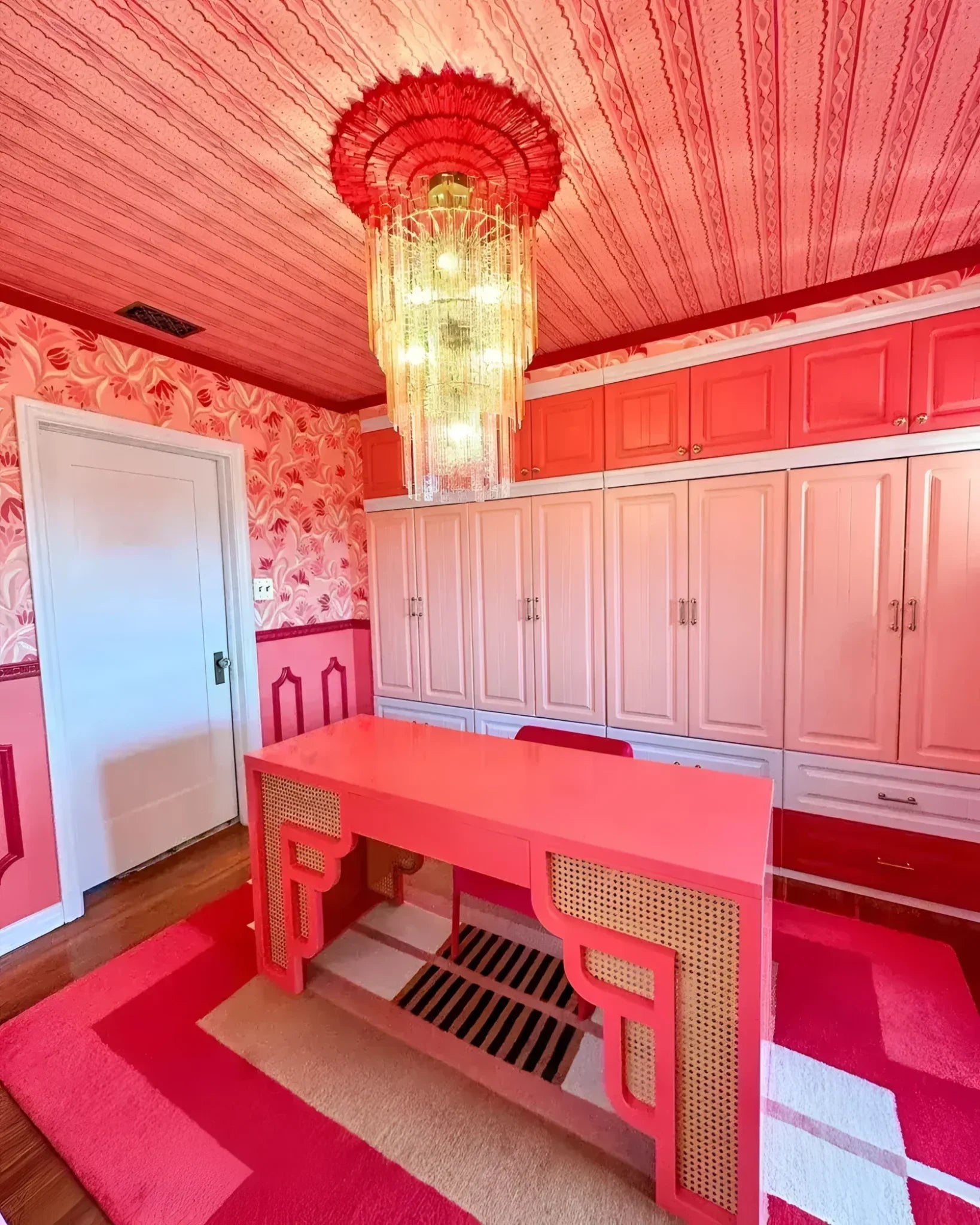 Atzec Red Hand Tufted Wool Rug 5 - 1001 Knots