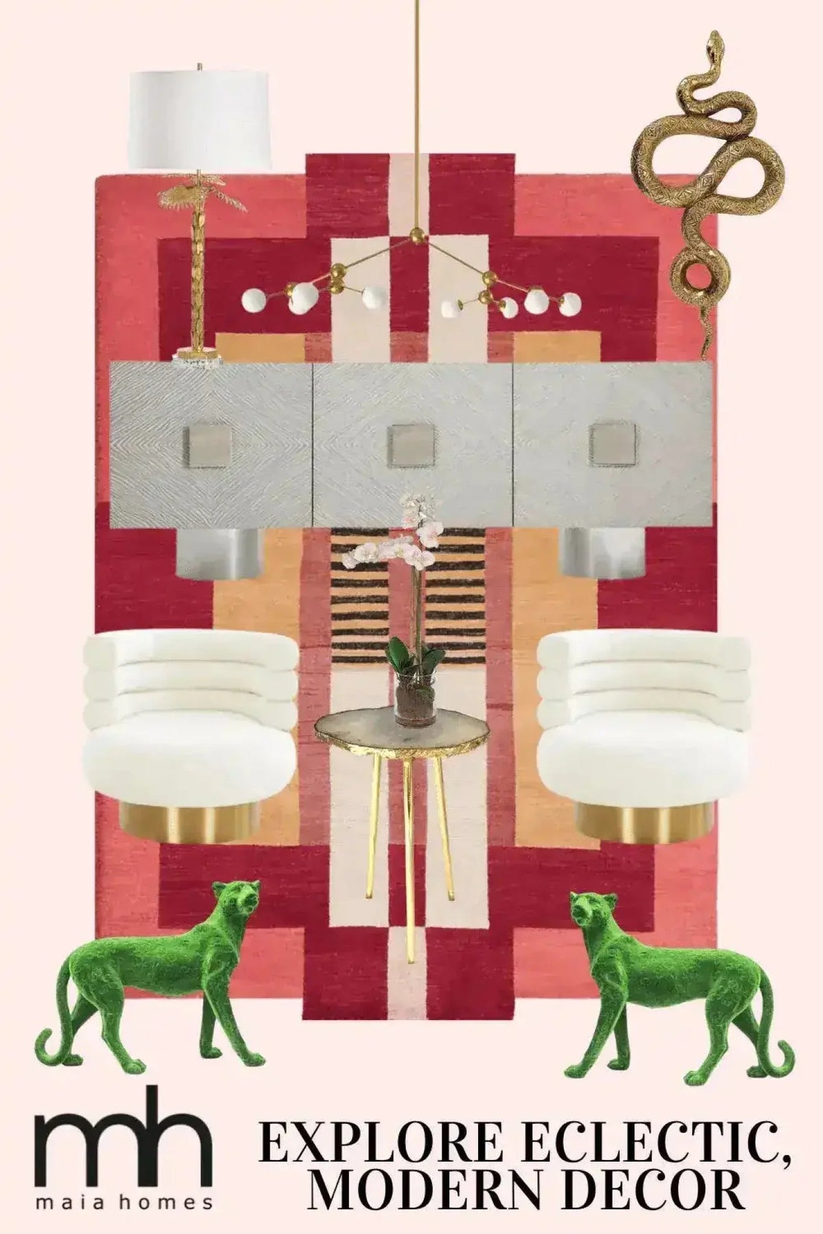 Atzec Red Hand Tufted Wool Rug 7 - 1001 Knots