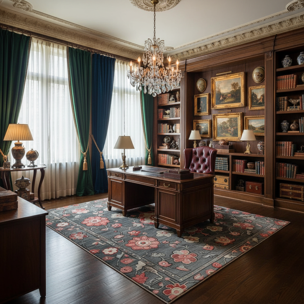 Autumn Bloom Hand Tufted Rug