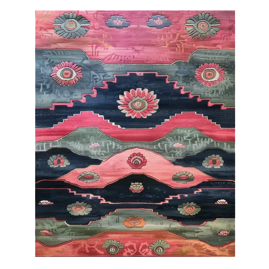 Aztec Echoes Hand Tufted Rug