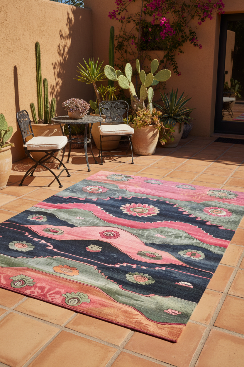 Aztec Echoes Hand Tufted Rug