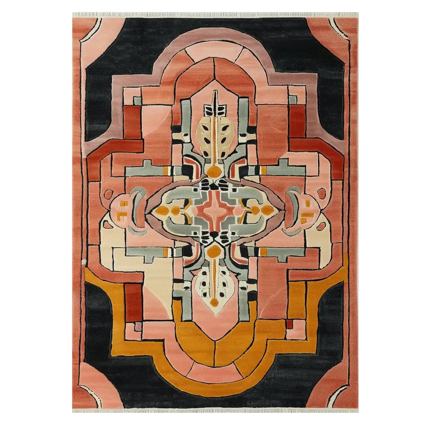 Bauhaus Boldness Hand Tufted Wool Rug