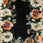 Bloom Border Hand Tufted Rug - rug