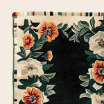 Bloom Border Hand Tufted Rug - rug