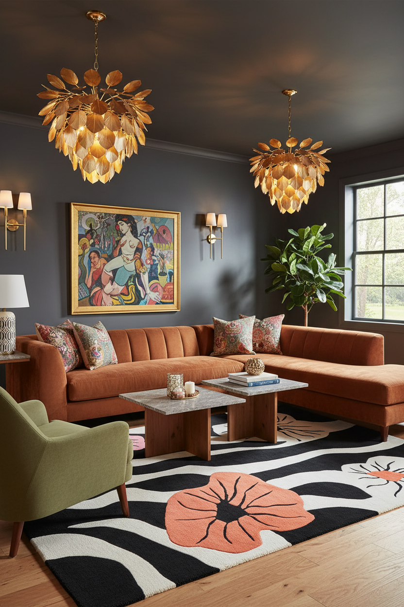 Blossom Cascade Hand Tufted Wool Rug