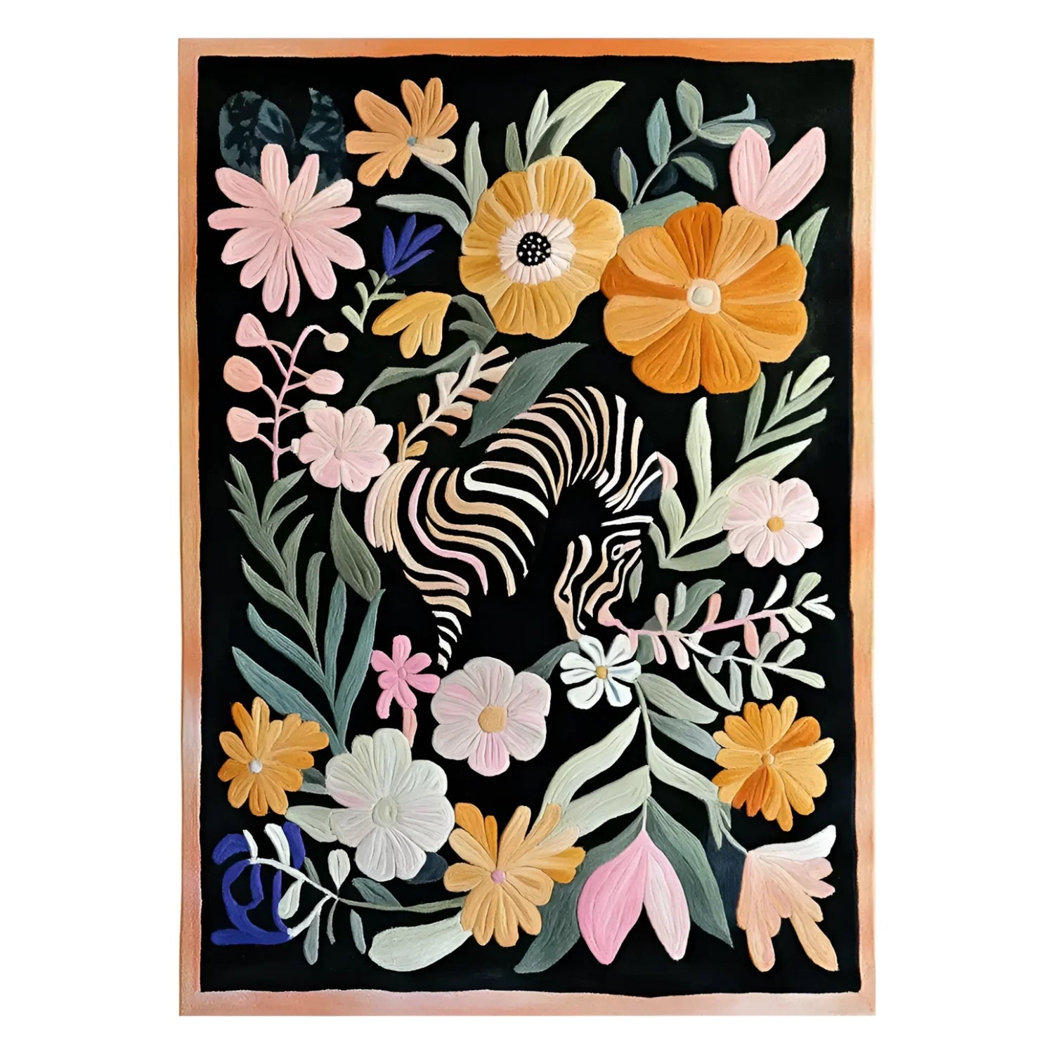 Blossom Safari Hand Tufted Wool Rug