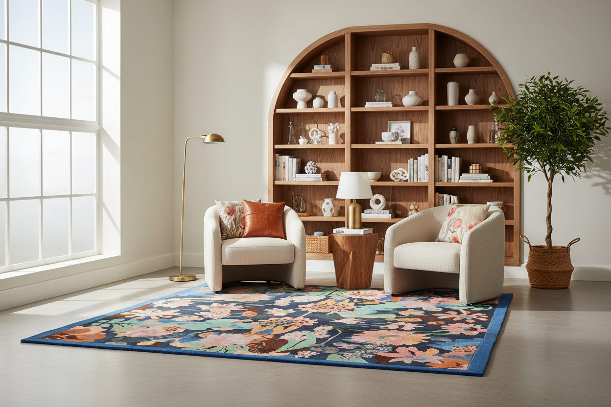 Blossom Story Hand Tufted Rug