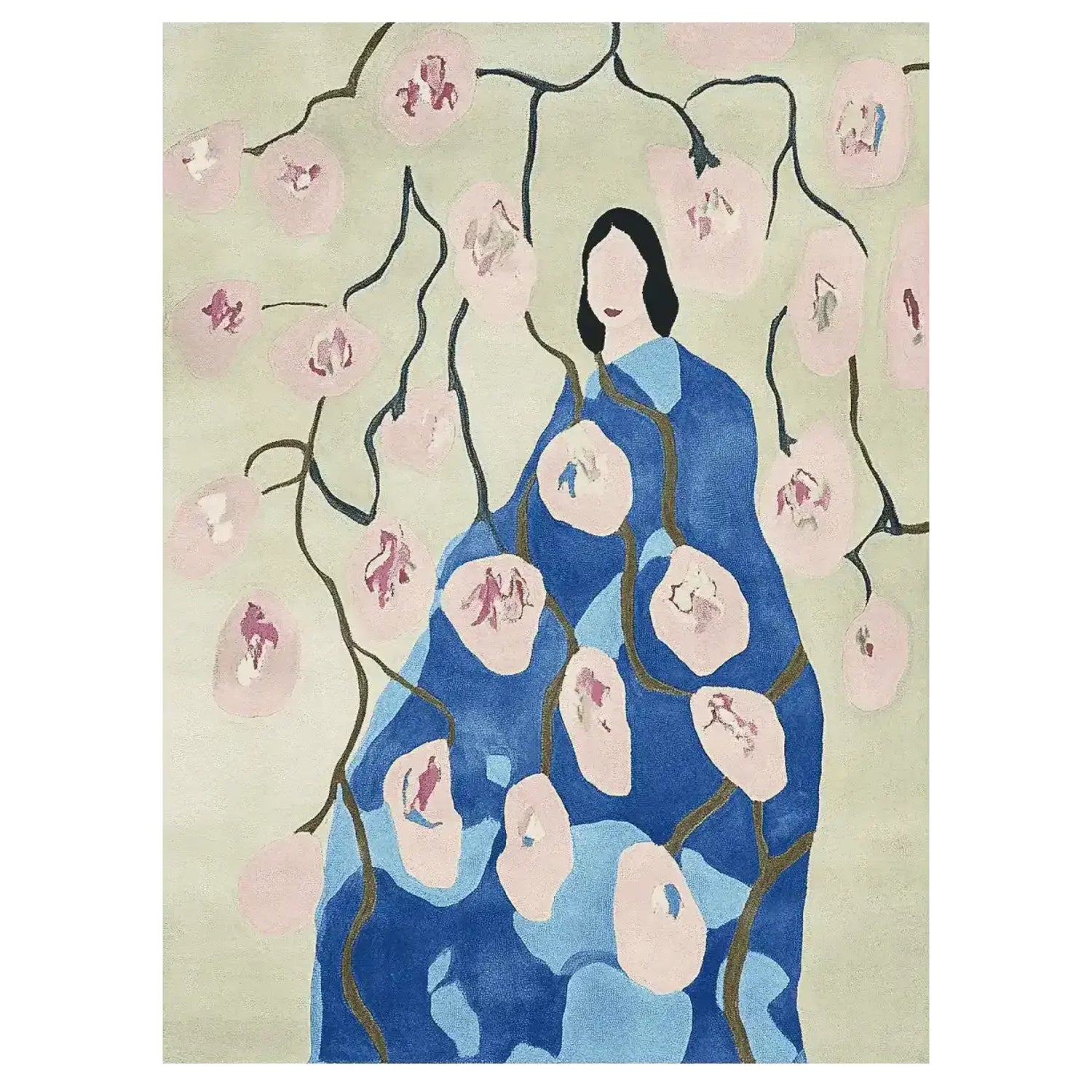 Blossom Veil Muse Hand Tufted Rug