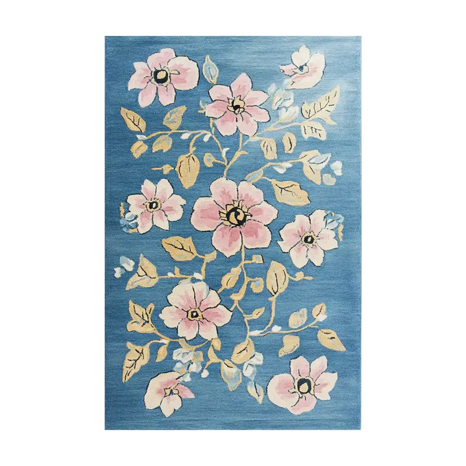 Blossom Vine Tapestry Hand Tufted Wool Rug