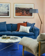 Blue Arctic Geo Modern Hand Tufted Wool Rug 4 - 1001 Knots