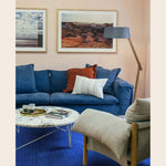 Blue Artic Geo Modern Hand Tufted Wool Rug