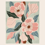 Blush Bloom Hand Tufted Rug - rug
