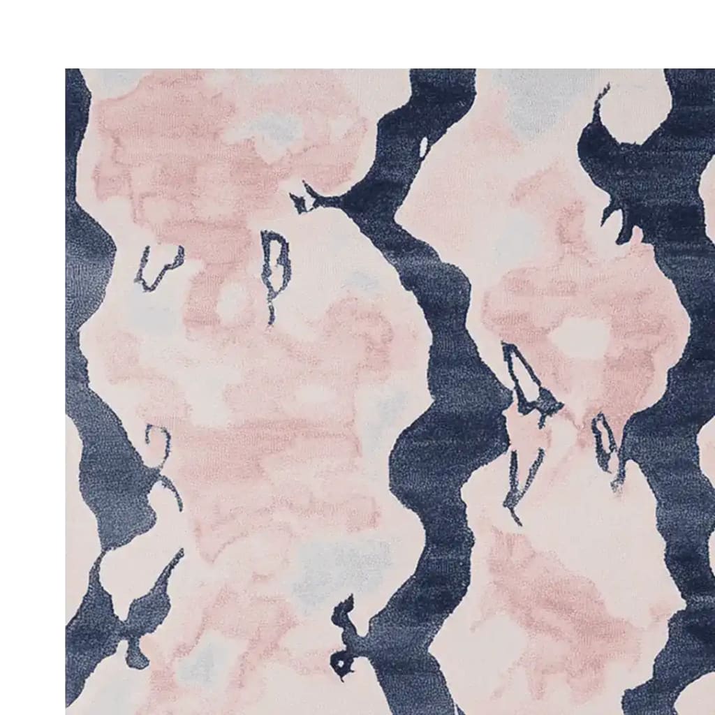 Blush Marble Current Hand Tufted Rug 4 - 1001 Knots