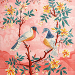 Blushing Birds Garden Hand Tufted Rug