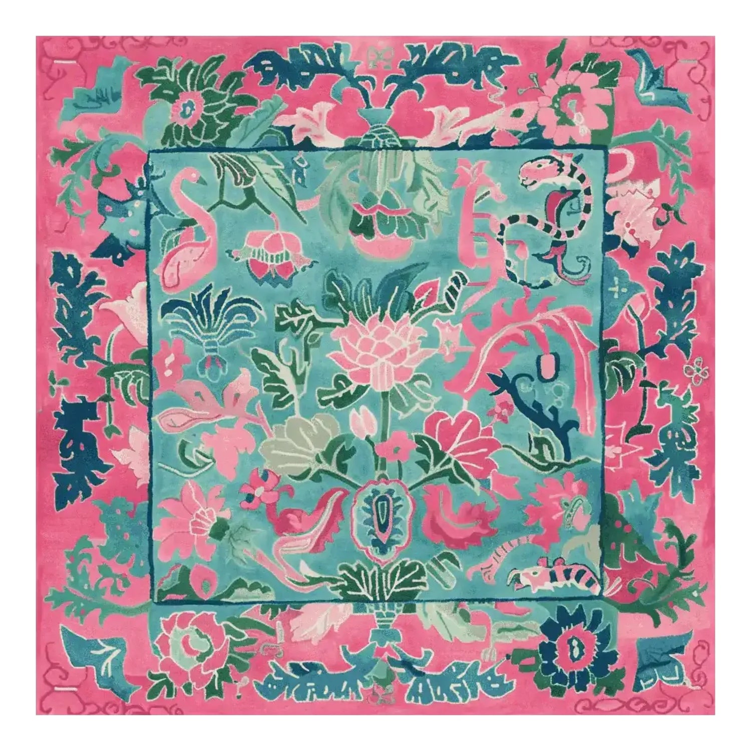 Botanic Romance Hand Tufted Rug