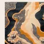 Botanic Scroll Mirage Hand Tufted Rug - rug