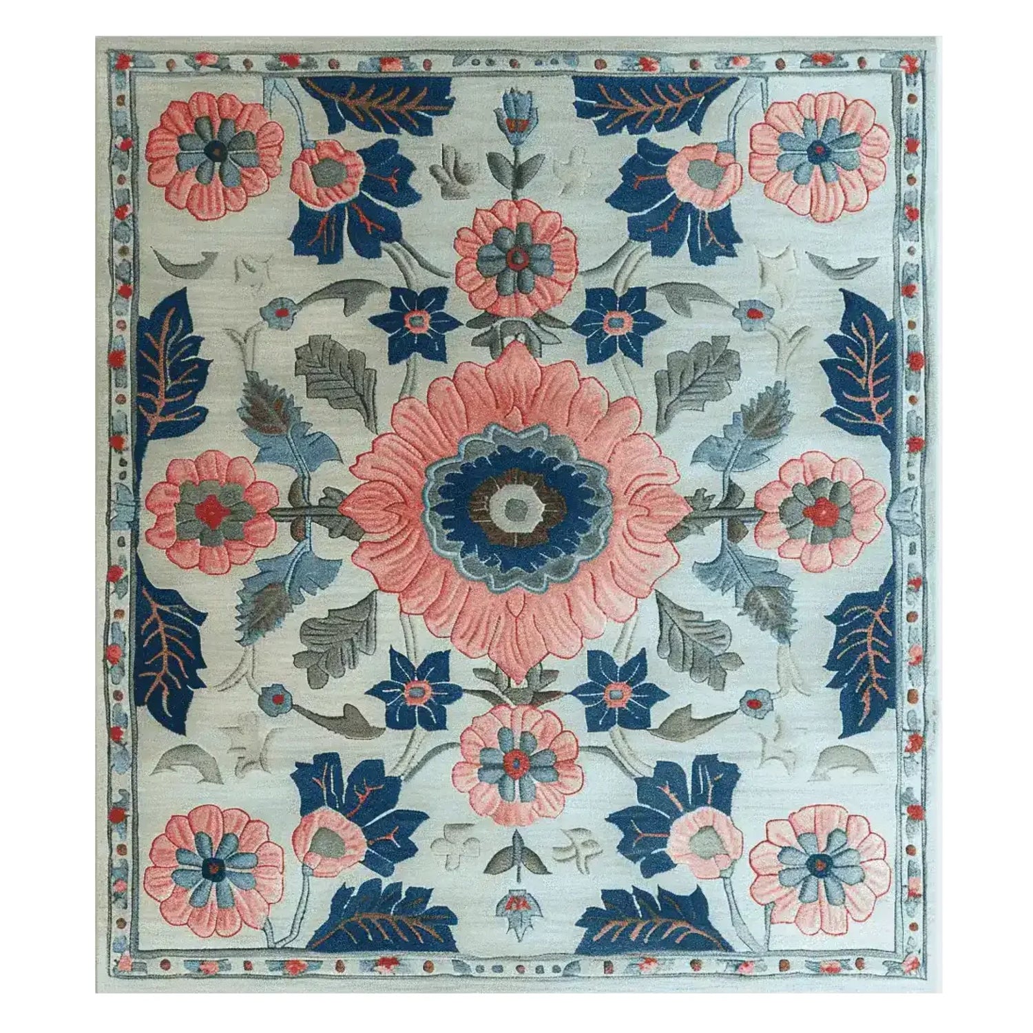 Botanical Rhapsody Dream Hand Tufted Rug