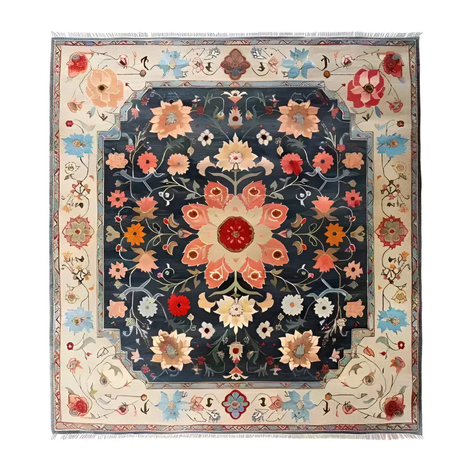 Branching Journeys Hand Knotted Area Rug