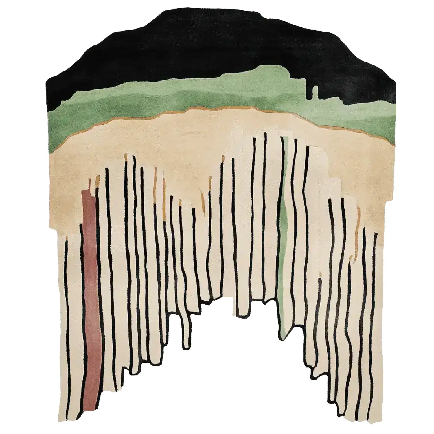 Canyon Echo Lines Hand Tufted Rug