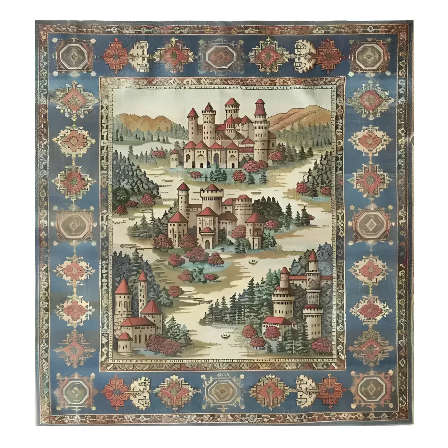 Castle Country Wool Hand Knotted Area Rug