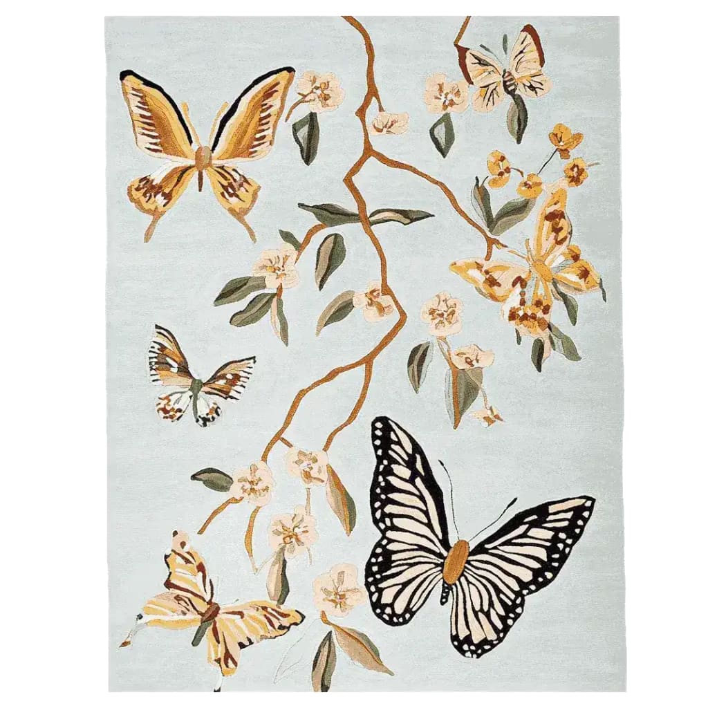 Catch the Flutter Hand Tufted Rug