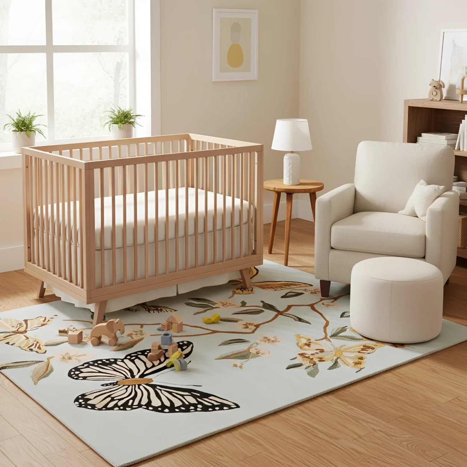 Catch the Flutter Hand Tufted Rug