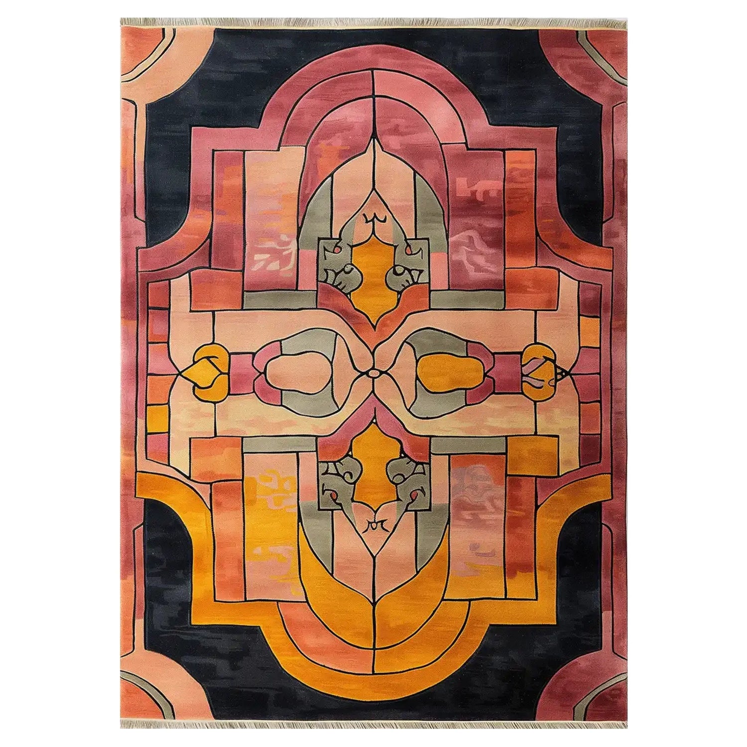Cathedral Sunrise Hand Tufted Wool Rug