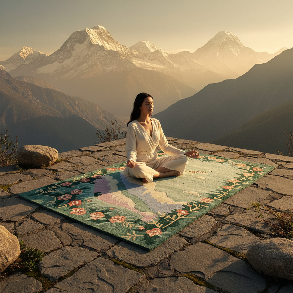 Celestial Drift Hand Tufted Wool Rug