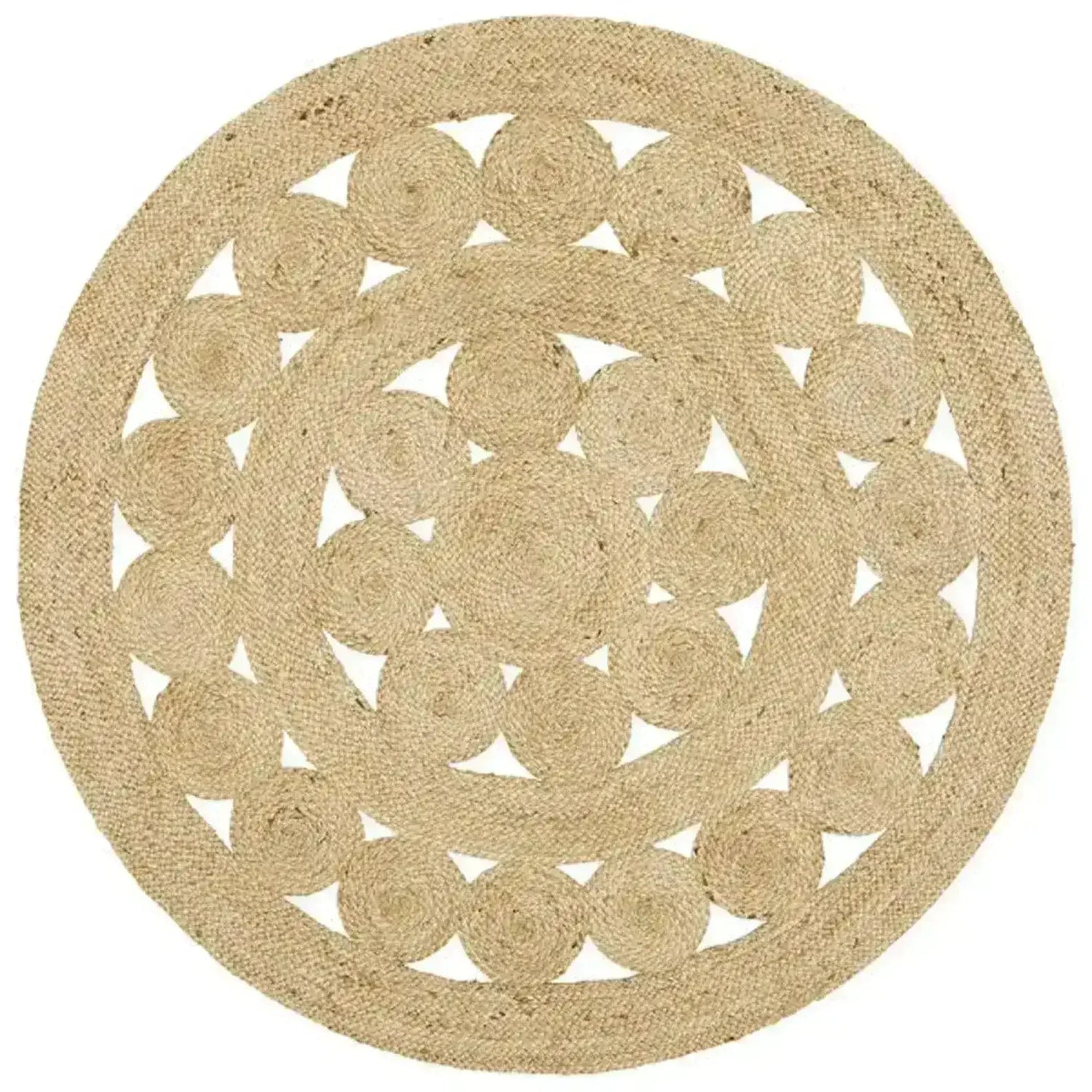 Circles of Life Jute Rug