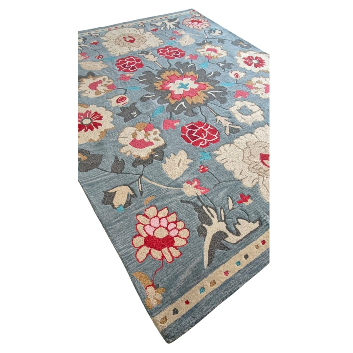 Classic Charm Hand Tufted Rug 8 x 10 ft 2 - 1001 Knots