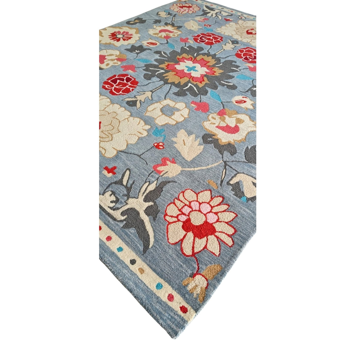 Classic Charm Hand Tufted Rug 8 x 10 ft 3 - 1001 Knots