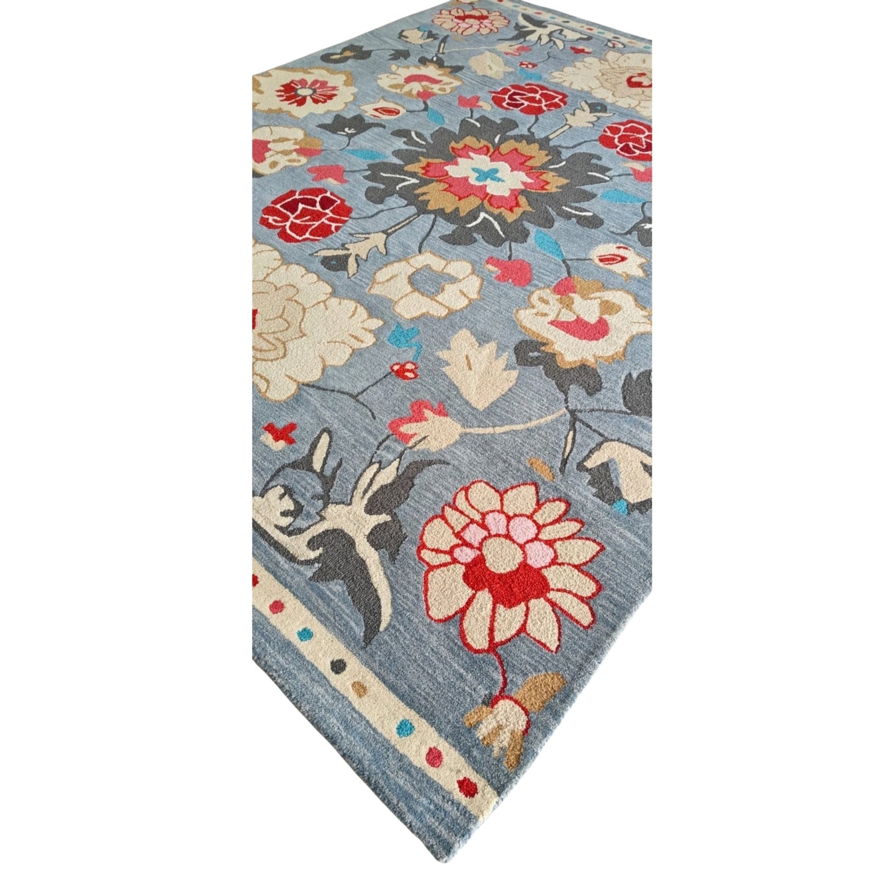 Classic Charm Hand Tufted Rug 8 x 10 ft 3 - 1001 Knots