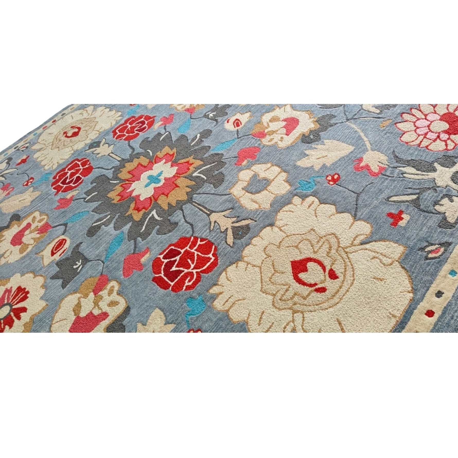 Classic Charm Hand Tufted Rug 8 x 10 ft 4 - 1001 Knots