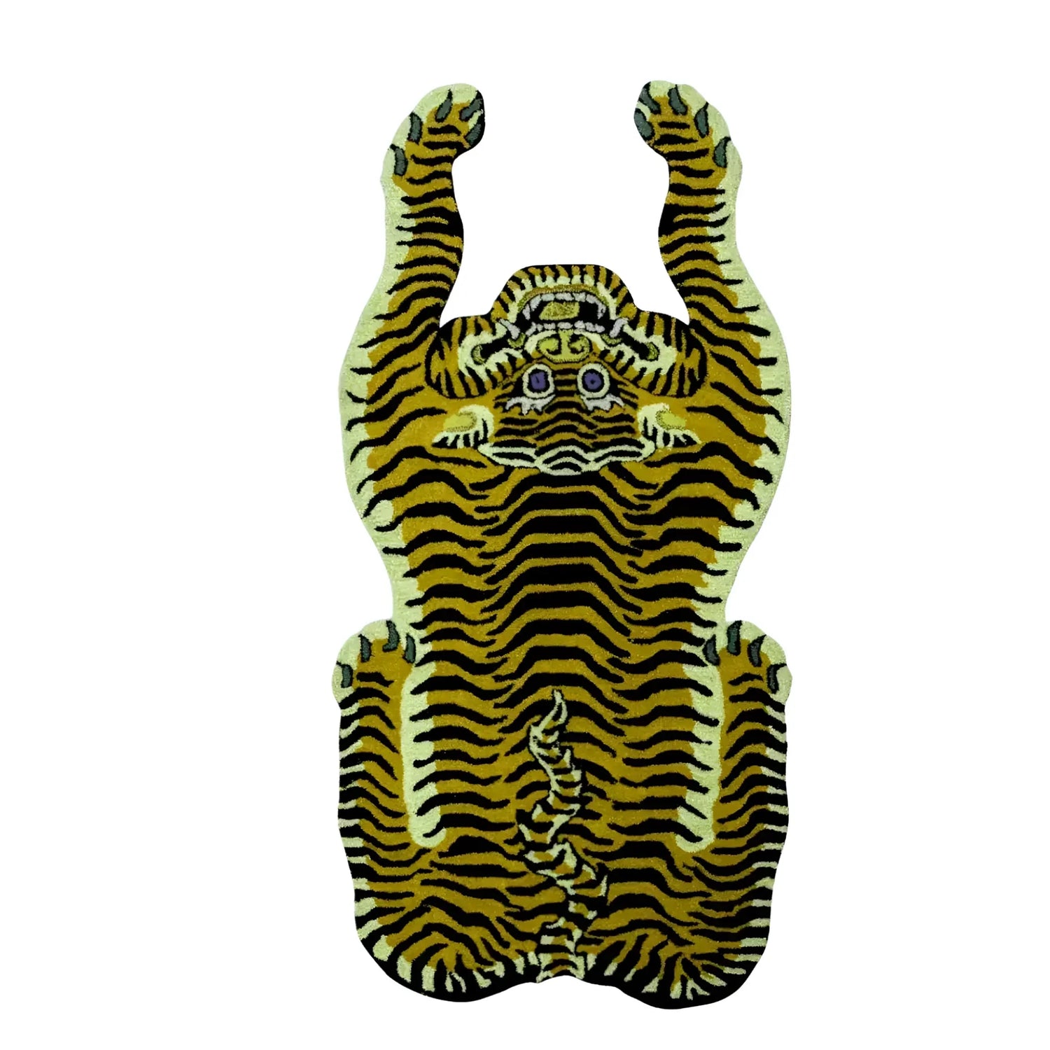 Classic Tiger Yogi Accent Wool Rug