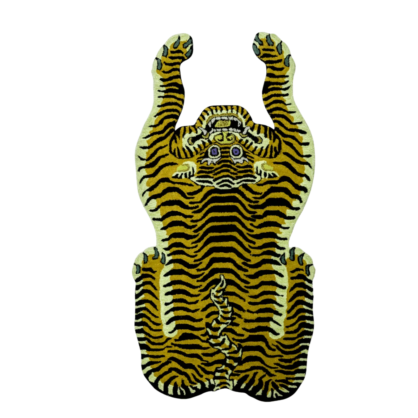 Classic Tiger Yogi Accent Wool Rug