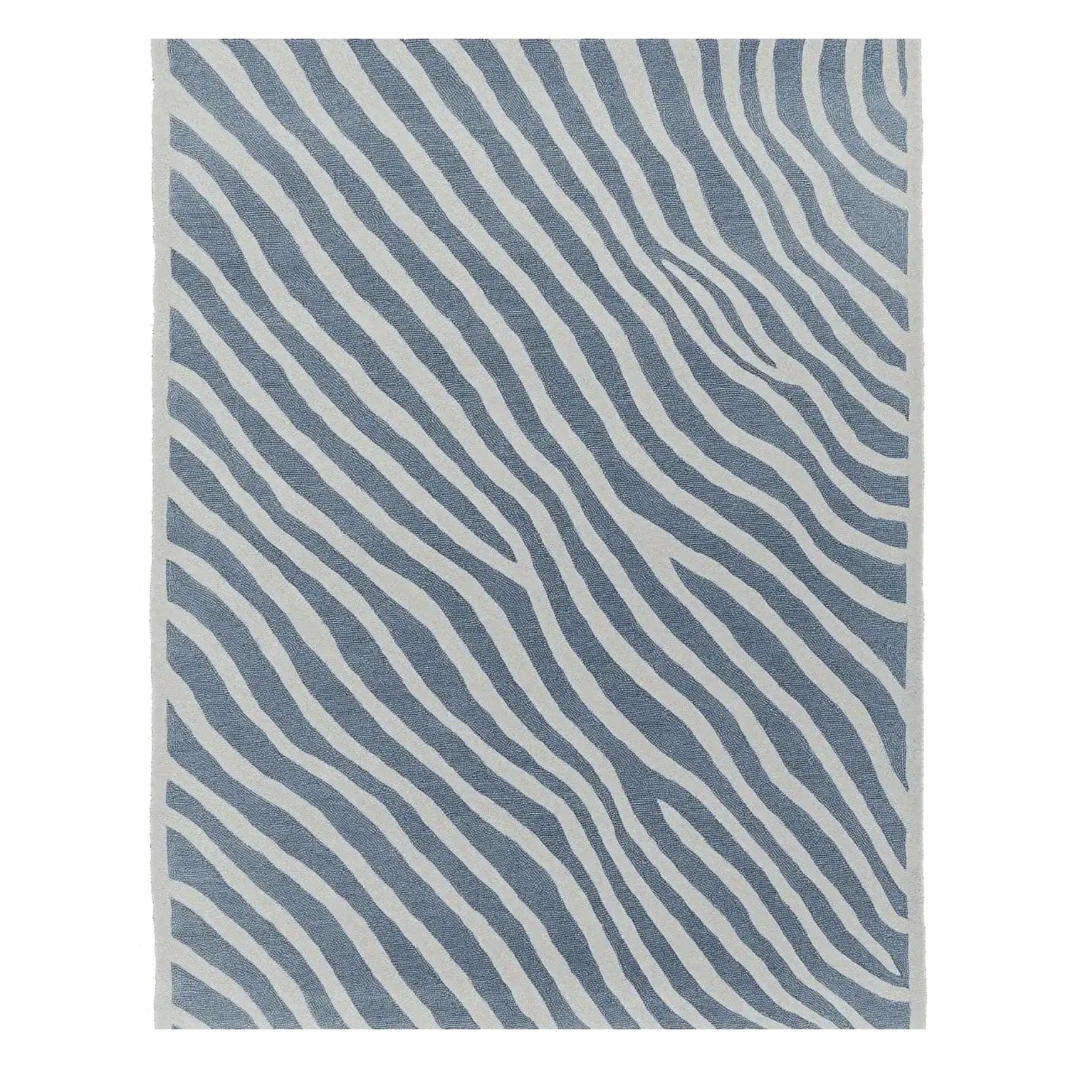 Collision of Silent Noise Hand Tufted Rug