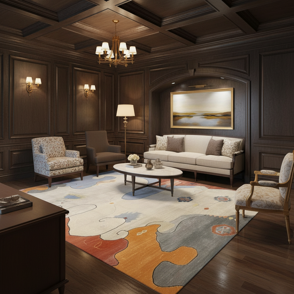 Color Cascade Hand Tufted Rug
