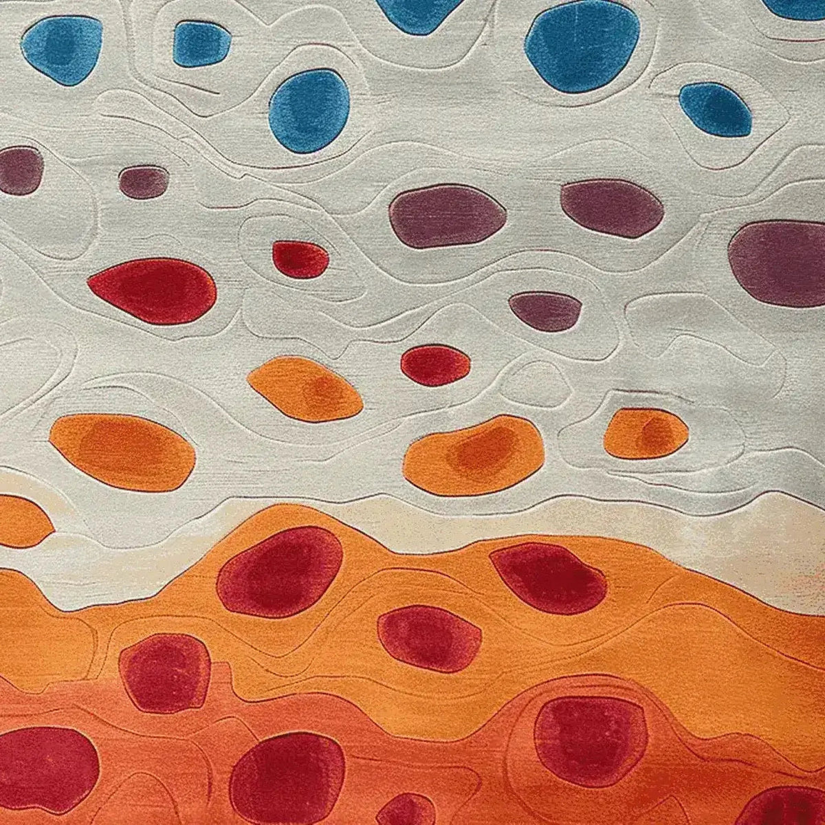 Color Melt Shore Hand Tufted Rug 5 - 1001 Knots